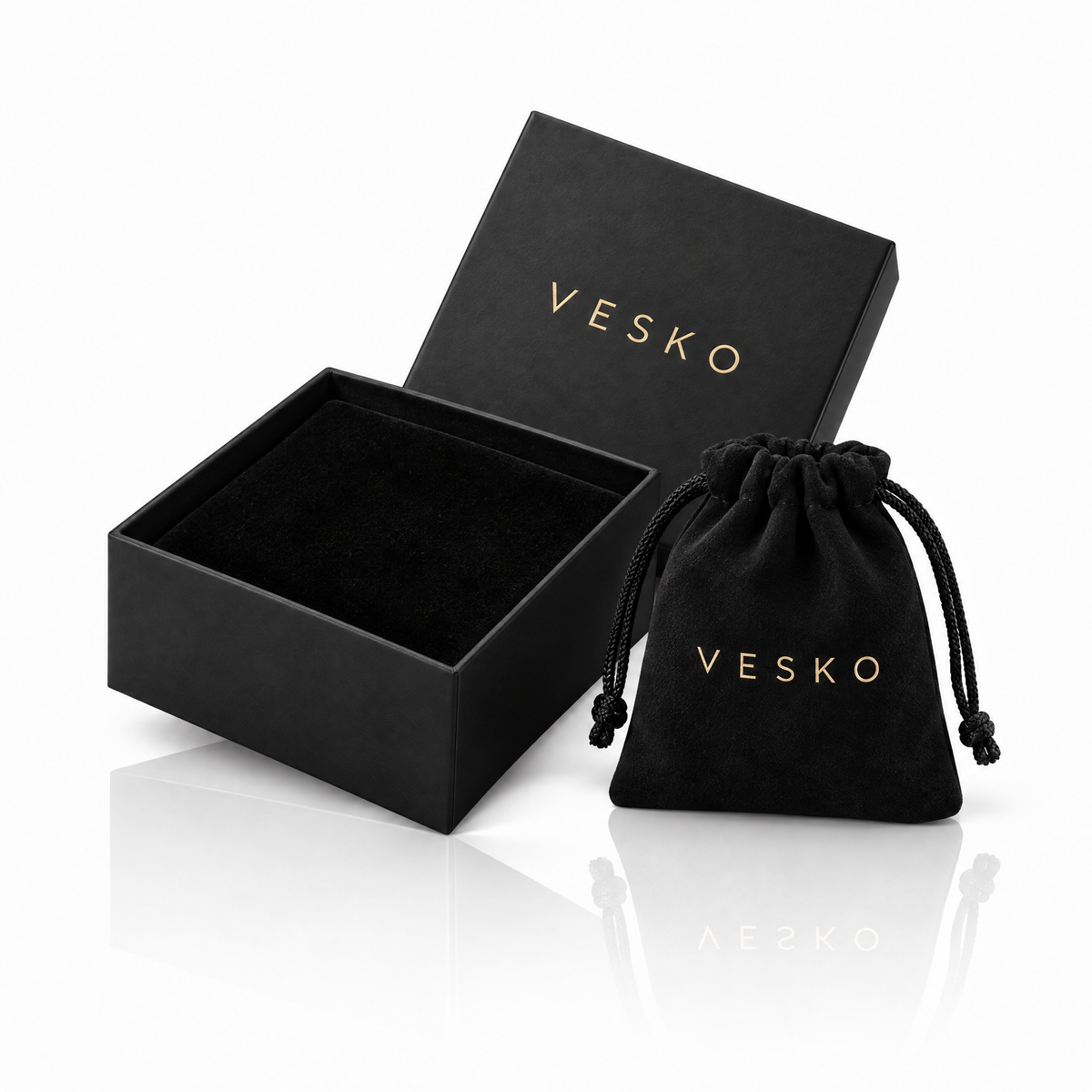 Cada joya llega en su caja Vesko