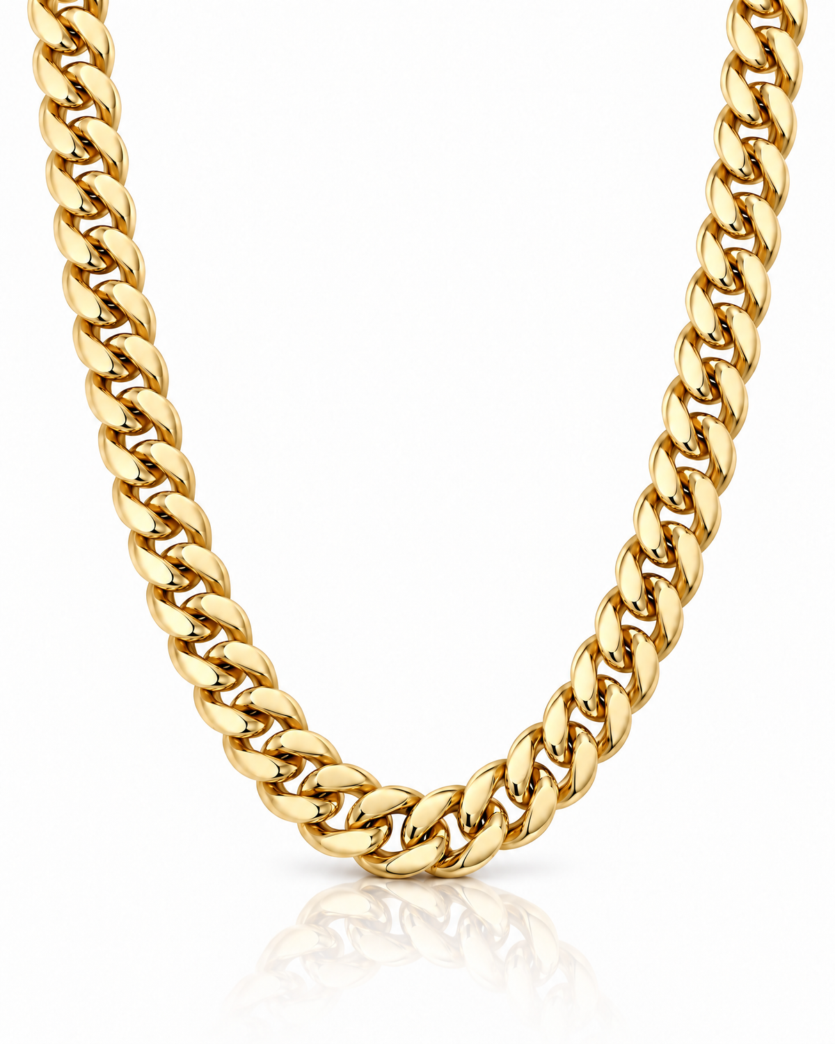 Cadena Cuban Link 8mm oro Vesko