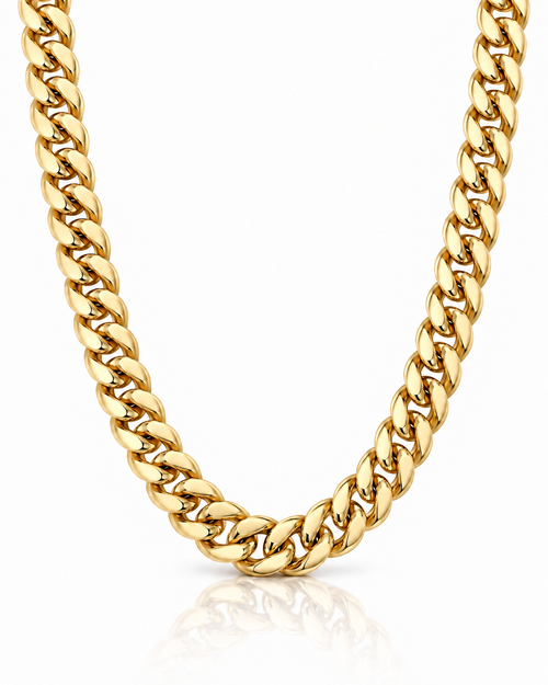 Cadena Cuban Link 8mm oro Vesko