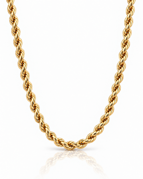 Cadena Rope 3mm oro Vesko