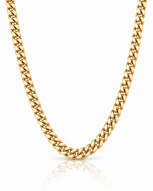Cadena Miami Cuban 5mm oro Vesko