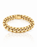 Pulsera Cuban Link 8mm oro Vesko