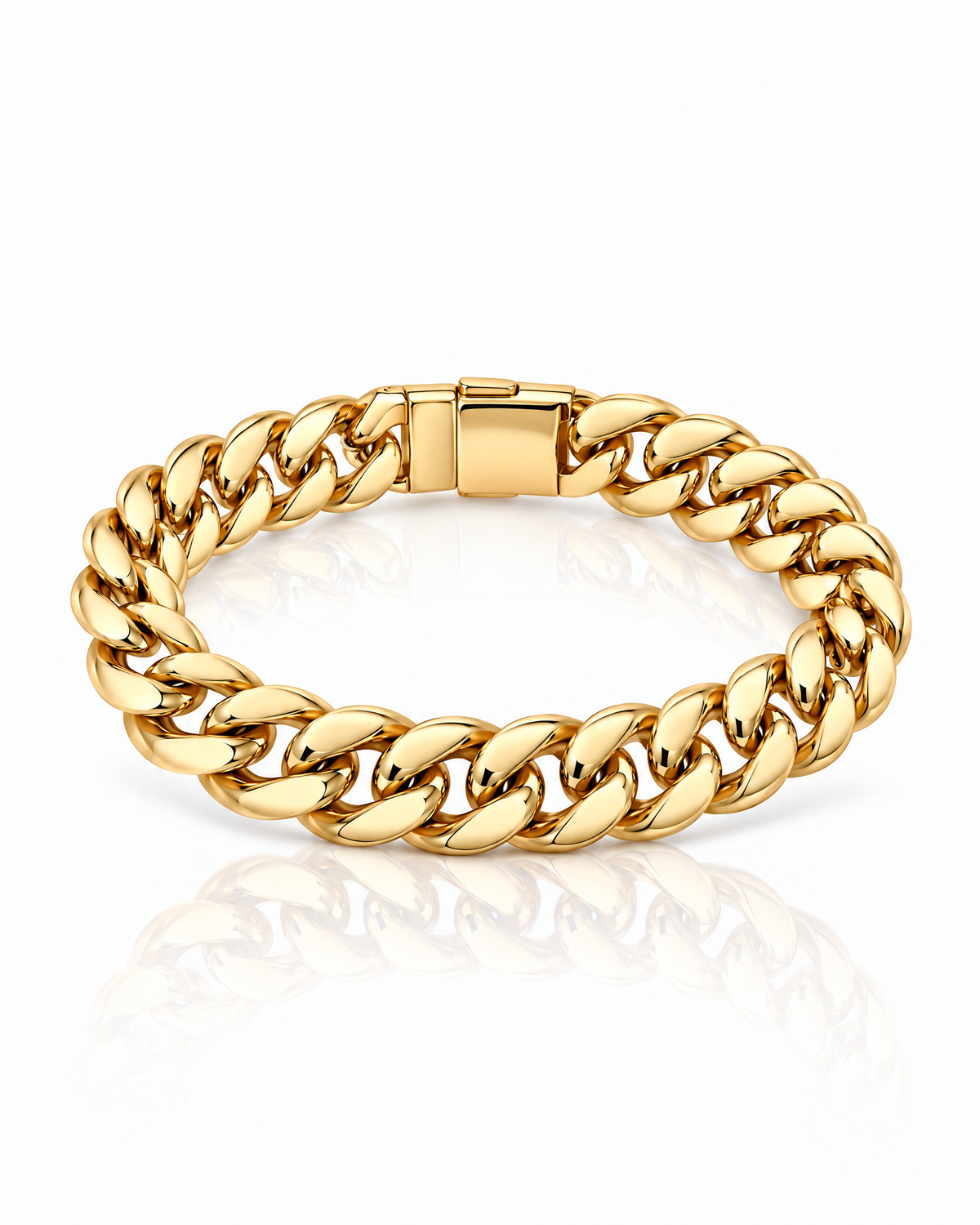 Pulsera Cuban Link 8mm oro Vesko