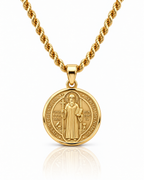 Medalla San Benito oro Vesko