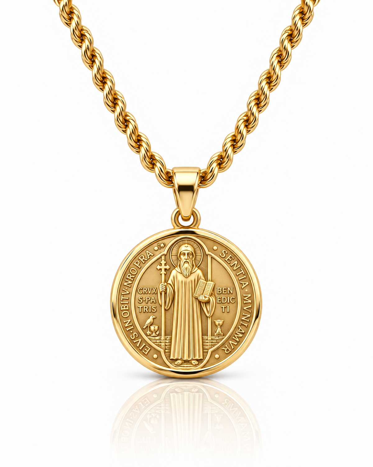 Medalla San Benito oro Vesko