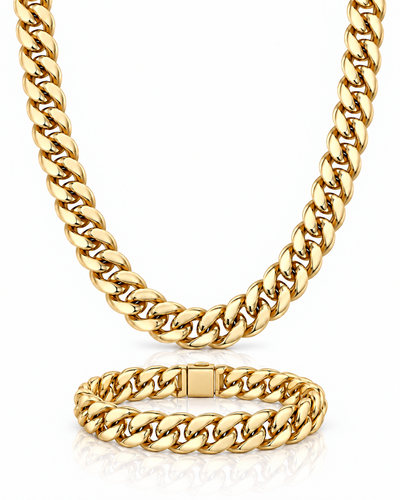 Set Cuban Link 8mm