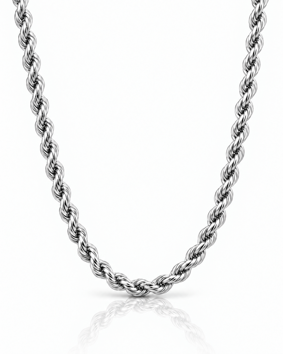 Cadena Rope 3mm plata Vesko