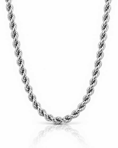 Cadena Rope 3mm plata Vesko