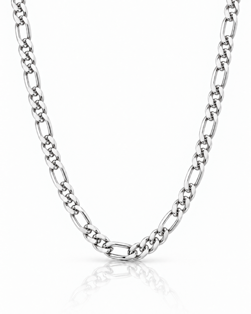Cadena Fígaro 3mm plata Vesko