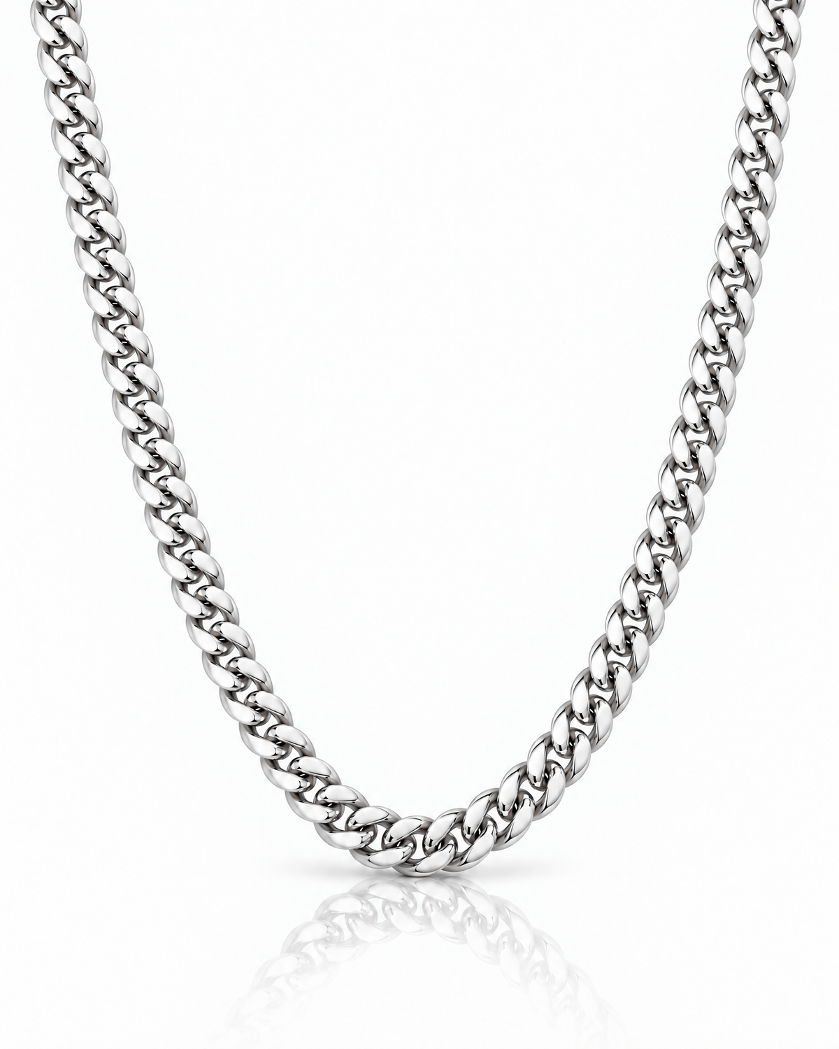 Cadena Miami Cuban 5mm plata Vesko