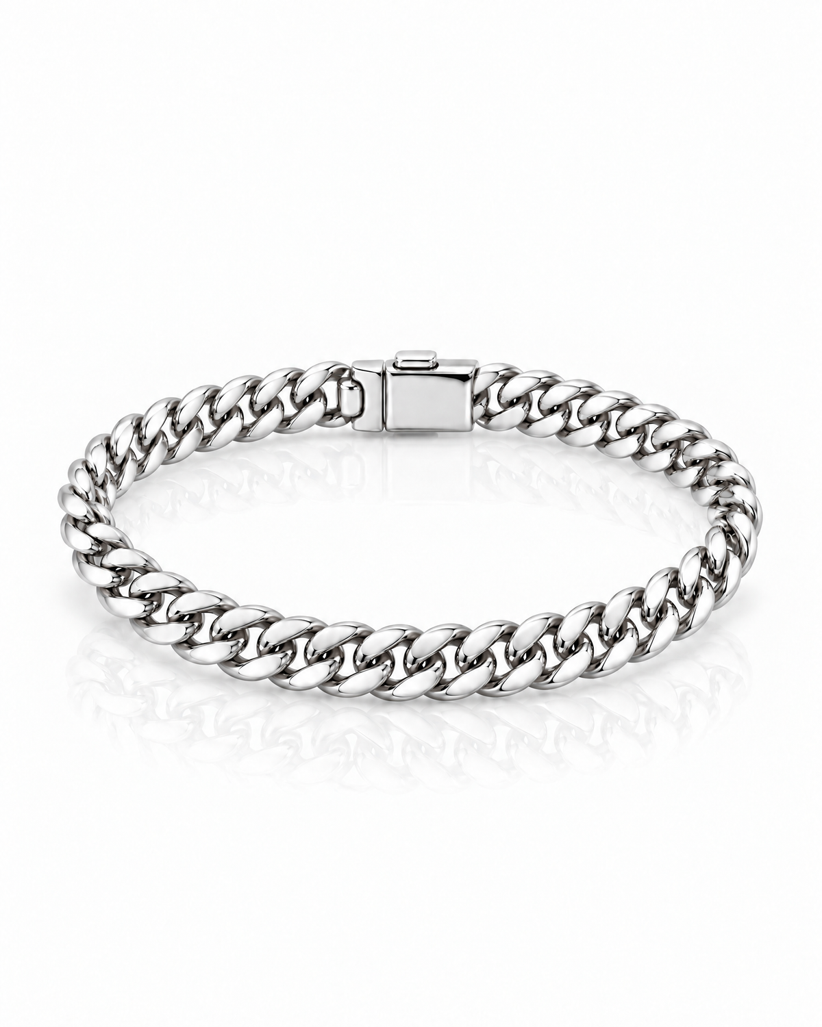Pulsera Miami Cuban 5mm plata Vesko