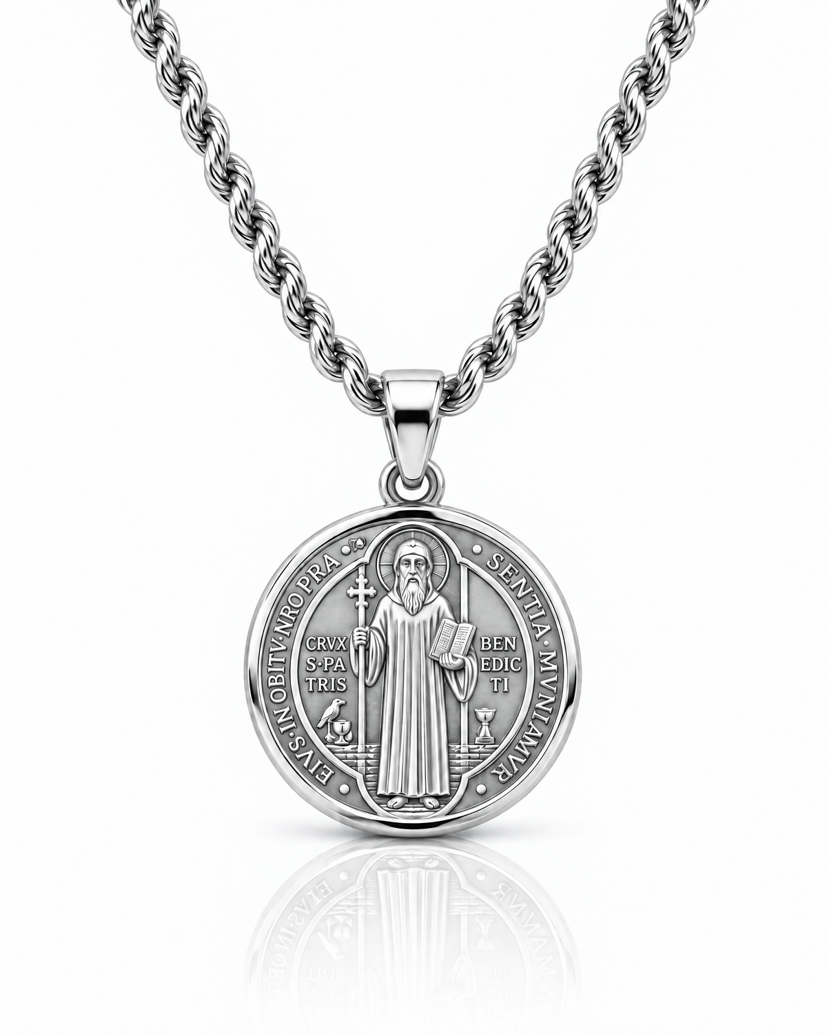 Medalla San Benito plata Vesko