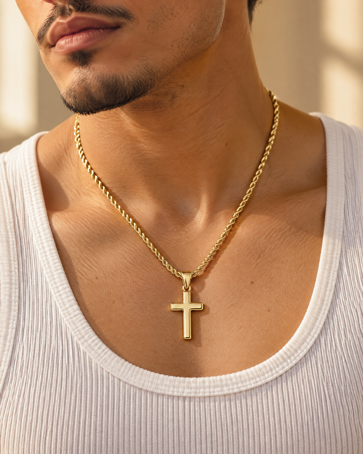 Colgante Cruz oro puesto – Vesko