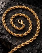 Detalle Cadena Rope 3mm oro – Vesko