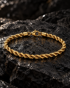 Detalle Pulsera Rope 3mm oro – Vesko