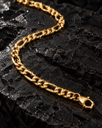 Detalle Cadena Fígaro 3mm oro – Vesko