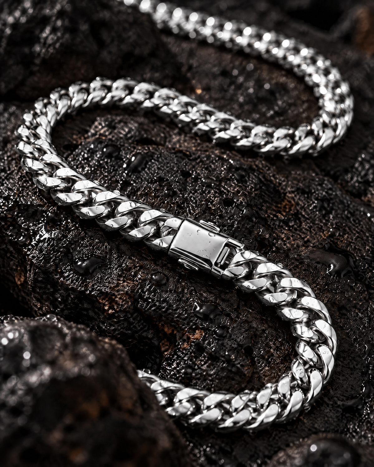 Detalle Cadena Miami Cuban 5mm plata – Vesko